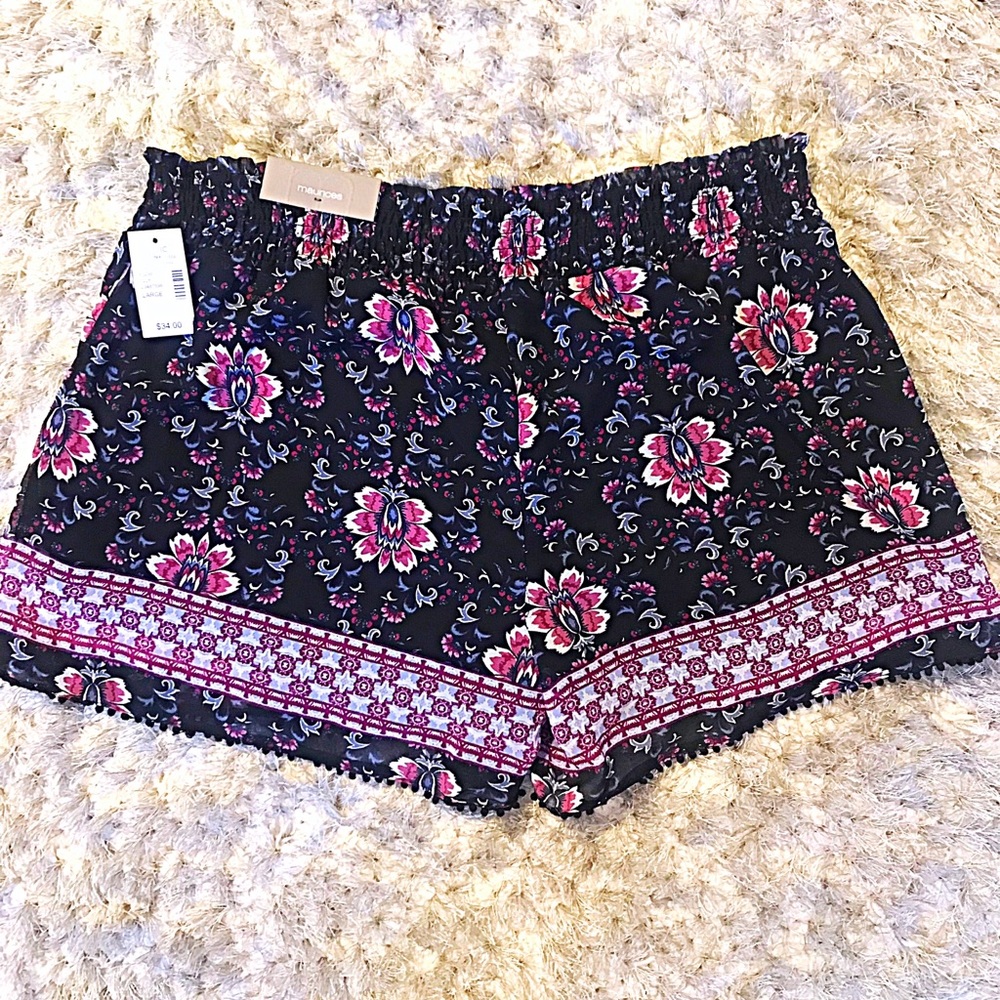 Maurices floral shorts - L